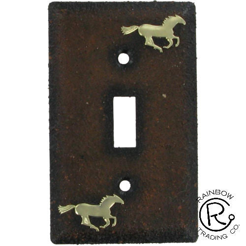 Western Horse Single Switch Cover