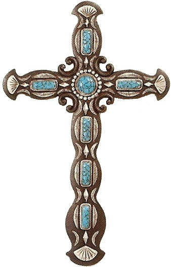 (RWRA5153) Western Turquoise Cross