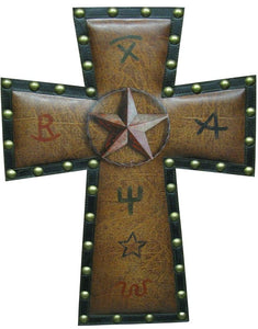(RWRA8538ST) Western "Texas Star" Padded Cross