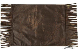 (RWBA9096PM)  Western Chocolate Placemats - 4-Piece Set