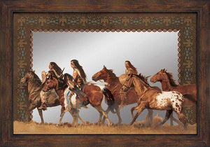 "Return of the Stolen Ponies" Large Decorative Mirror