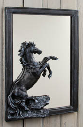 Rearing Horse Mirror