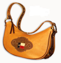 Load image into Gallery viewer, (TD0655083) &quot;Vintage Texas&quot; Western Leather Classic Zip-Top Tote