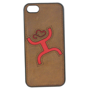 (TD1547479C1) Hooey Signature Brown & Red iPhone 5 Snap-On Case