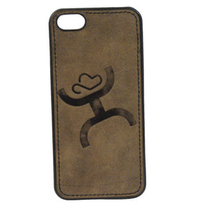 (TD1547479C2) Hooey Signature Brown Branded iPhone 5 Snap-On Case