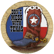 Load image into Gallery viewer, (THS-TS706) &quot;Don&#39;t Mess With Texas&quot; Western Sandstone Coaster Set