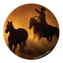 Load image into Gallery viewer, (THS-TSXY1) &quot;Golden Sunset&quot; Western Sandstone Coaster Set