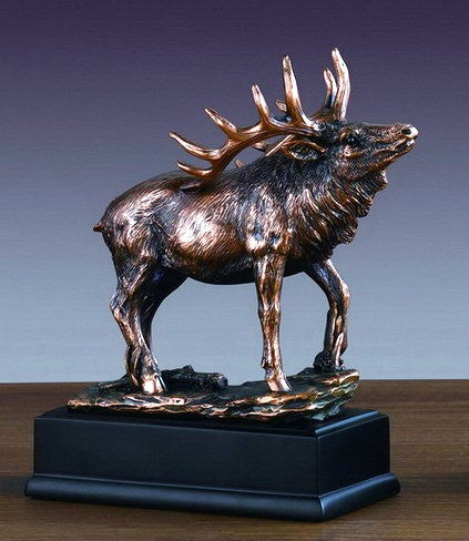 (TN53141) Western Large Elk Sculpture