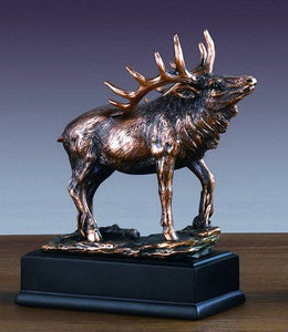 (TN53156) Western Small Elk Sculpture