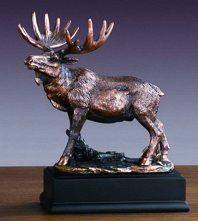 (TN53157) Western Moose Sculpture
