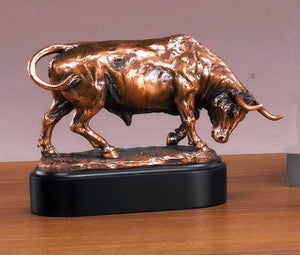 (TN53174) Western Bull Sculpture