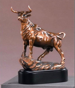 (TN53187) Western Bull Sculpture