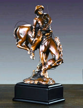 Load image into Gallery viewer, (TN54231) Western Cowboy &amp; Horse Sculpture Small