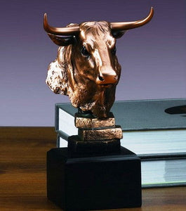 (TN55129) Western Bull Head Sculpture