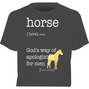 "Definition - Horse" Horses Unlimited Western T-Shirt