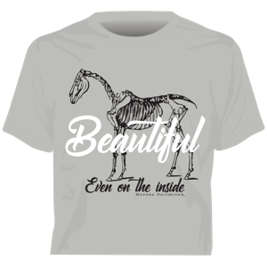 "Beautiful Even on the Inside" Horses Unlimited Western T-Shirt