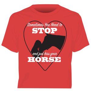 "Kiss Your Horse" Horses Unlimited Western T-Shirt