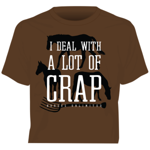 "Crap" Horses Unlimited Western T-Shirt