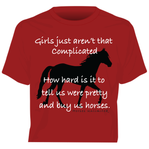 "Complicated" Horses Unlimited Western T-Shirt