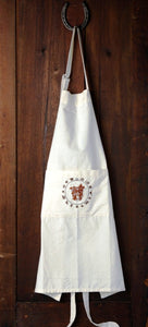 (WCAPN-BO) "Boots & Saddle" Western 100% Cotton Embroidered Apron