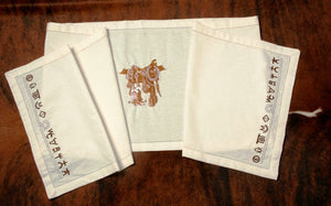 (WCTB-BO) "Boots & Saddle" Western 100% Cotton Embroidered Table Runner