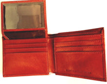 Load image into Gallery viewer, Western Tan Tooled Leather Bi-Fold Wallet
