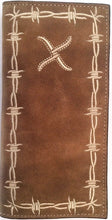 Load image into Gallery viewer, (WFAXRC-14) Twisted-X Distressed Brown Rodeo Wallet