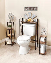 Load image into Gallery viewer, &quot;Windmill&quot; Farmhouse Over the Toilet Caddy